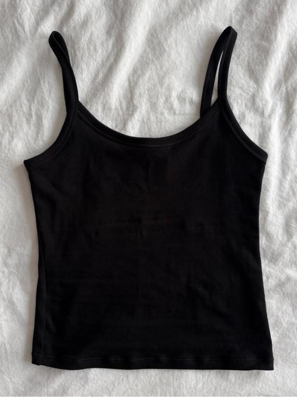 le chateau Black Spaghetti Strap Camisole